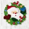 Bucilla Santa's Winter Birds | Felt Applique Wreath Kit | 89806E