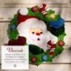 Bucilla Santa's Winter Birds | Felt Applique Wreath Kit | 89806E