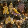 bucilla-glass-slipper-felt-applique-ornament-kit-set-of-6-89287e-variant-01 Bucilla Glass Slipper | Felt Applique Ornament Kit | 89287E product image