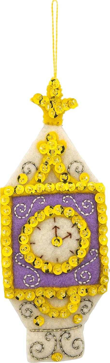 bucilla-glass-slipper-felt-applique-ornament-kit-set-of-6-89287e-variant-04 Bucilla Glass Slipper | Felt Applique Ornament Kit | 89287E product image