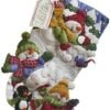 Bucilla Snow Fun | Felt Applique Christmas Stocking Kit | 86108